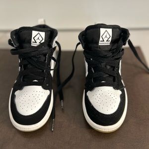 Air Jordan 1 Mid.  Little kids size 13.